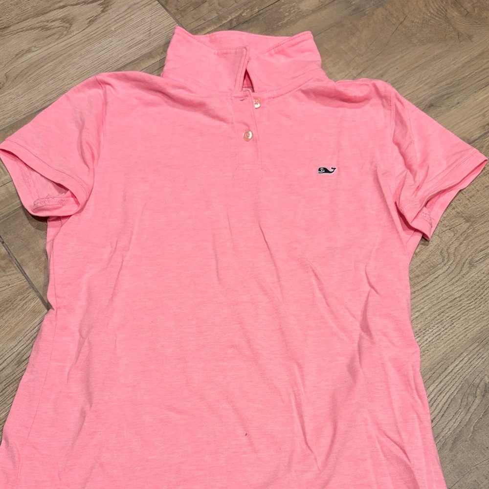 Vineyard Vines Coral Polo Shirt